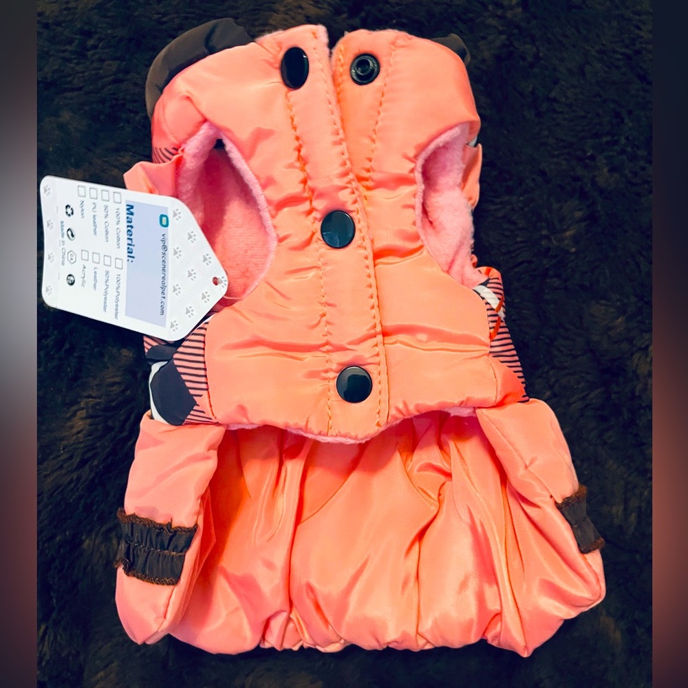 Brand new tiny dog vest super cute and very warm